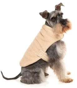 Beige Teddy Wrap Vest