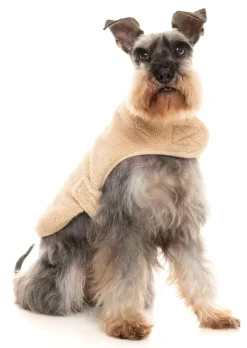 Beige Teddy Wrap Vest