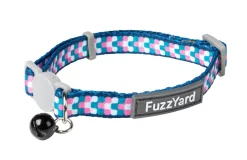 Cat Collar - Groovelock - Teal/Pink