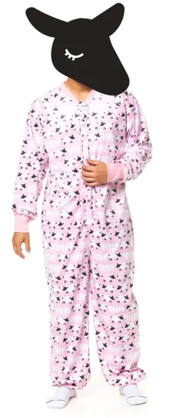 Counting Sheep Pink Onesie