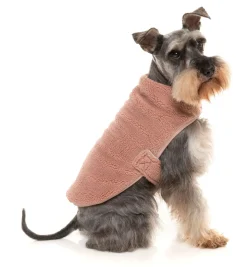 Dusty Pink Teddy Wrap Vest