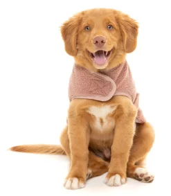 Dusty Pink Teddy Wrap Vest