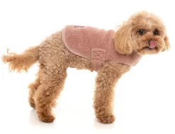 Dusty Pink Teddy Wrap Vest