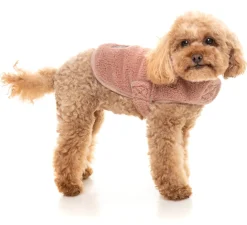 Dusty Pink Teddy Wrap Vest