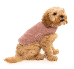 Dusty Pink Teddy Wrap Vest