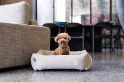 FuzzYard Life Bed - Corduroy Bed - Sandstone