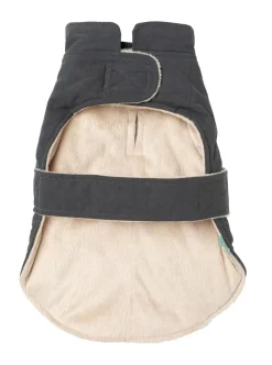 FuzzYard Life Quilted Cotton Wrap Vest - Slate Grey