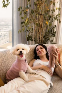 FuzzYard Life Ribbed Sweater - Soft Blush