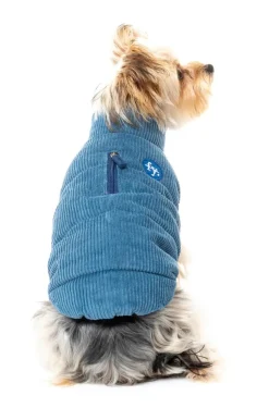 Mosman Puffer Jacket - Washed Blue