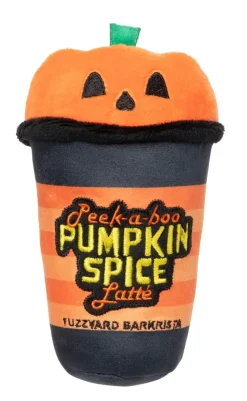 Peek-A-Boo Pumpkin Spice Latte - Dog Toy