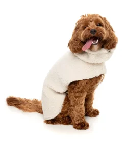 The Cosy Snood Coat - Eggshell