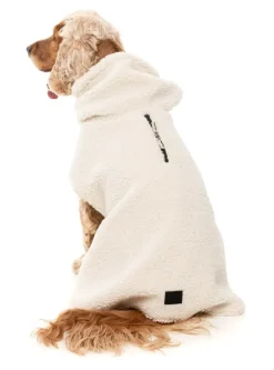 The Cosy Snood Coat - Eggshell