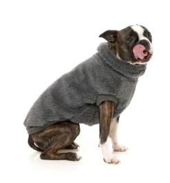 Turtle Teddy Sweater Charcoal